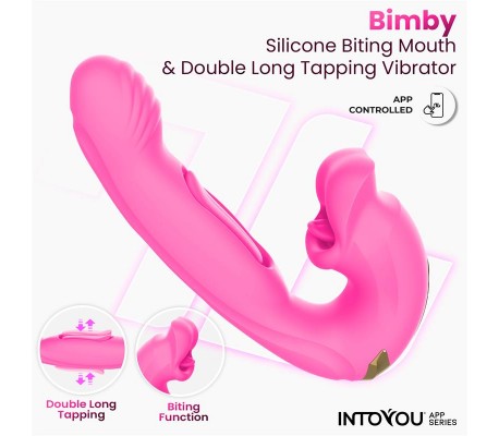 Bimby Vibrador con Mordisqueo y Lengua Doble Tapping con APP