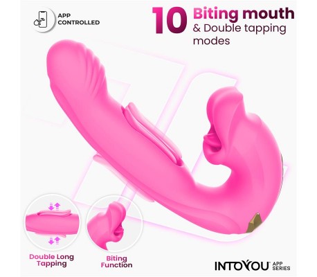Bimby Vibrador con Mordisqueo y Lengua Doble Tapping con APP