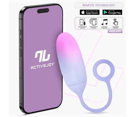 Huevo con APP Silicona Doble Capa Rosa/Azul