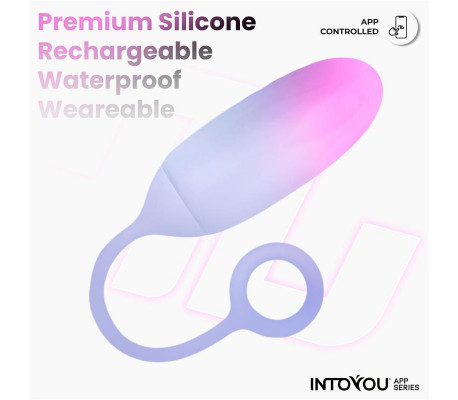 Huevo con APP Silicona Doble Capa Rosa/Azul