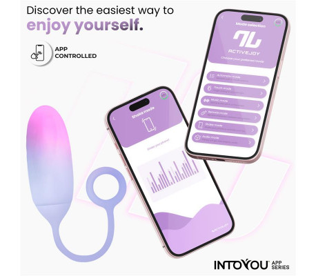 Huevo con APP Silicona Doble Capa Rosa/Azul