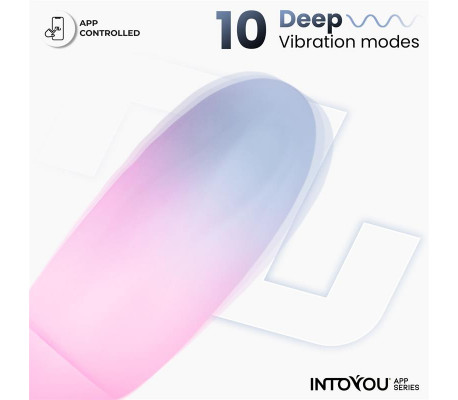 Huevo con APP Silicona Doble Capa Azul/Rosa