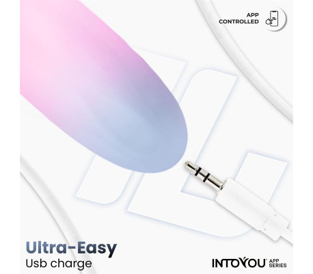Huevo con APP Silicona Doble Capa Azul/Rosa
