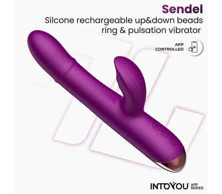 Sendel Vibrador con Anillo de Bolas Internas Up and Down y Pulsación con App