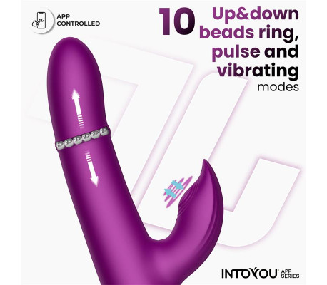 Sendel Vibrador con Anillo de Bolas Internas Up and Down y Pulsación con App