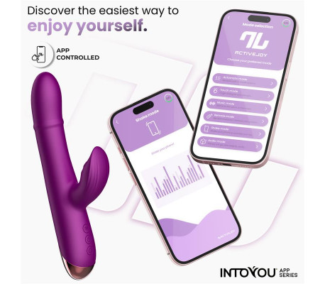 Sendel Vibrador con Anillo de Bolas Internas Up and Down y Pulsación con App
