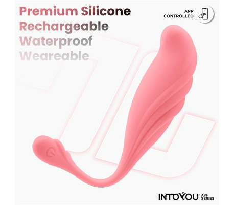 Huevo Vibrador con Movimiento Waving con APP USB