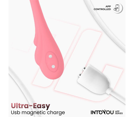 Huevo Vibrador con Movimiento Waving con APP USB