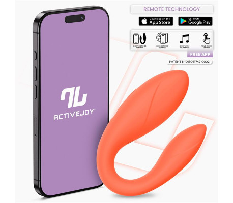 Juguete para Parejas con APP Flexible Salmon