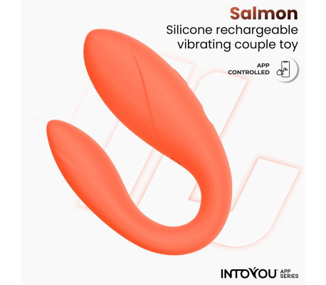 Juguete para Parejas con APP Flexible Salmon