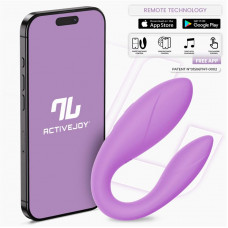 Juguete para Parejas con APP Flexible Silicona Lavanda