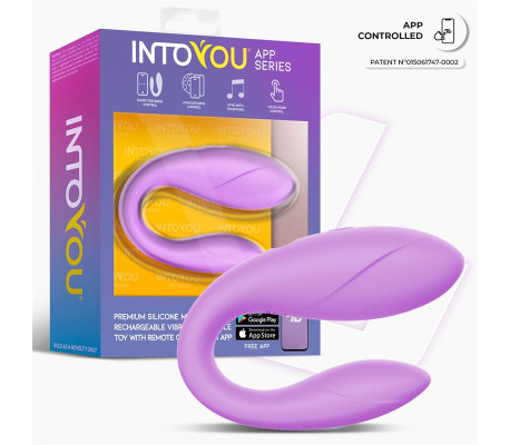 Juguete para Parejas con APP Flexible Silicona Lavanda