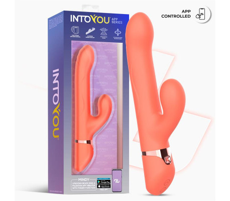 Mindy Vibrador con Anillo de Bolas Up and Down, Finger y Pulsación con APP