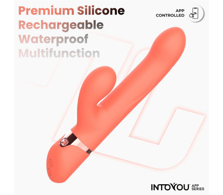 Mindy Vibrador con Anillo de Bolas Up and Down, Finger y Pulsación con APP