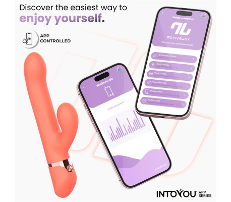 Mindy Vibrador con Anillo de Bolas Up and Down, Finger y Pulsación con APP