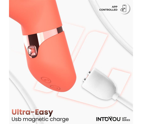 Mindy Vibrador con Anillo de Bolas Up and Down, Finger y Pulsación con APP