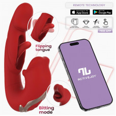 Mouty Vibrador con Función de Mordisqueo y Flipping con App