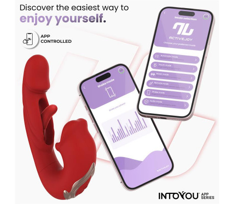 Mouty Vibrador con Función de Mordisqueo y Flipping con App