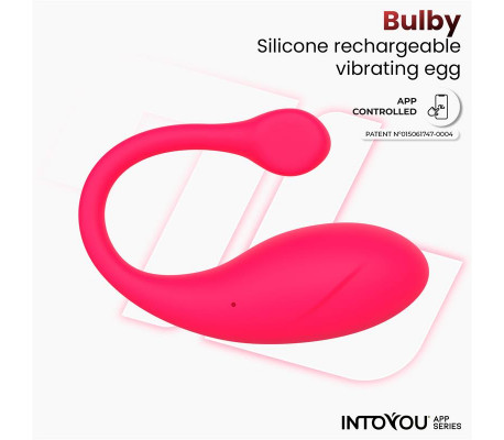 Bulby Huevo Vibrador con APP Rosa Intenso