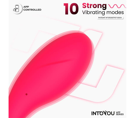 Bulby Huevo Vibrador con APP Rosa Intenso