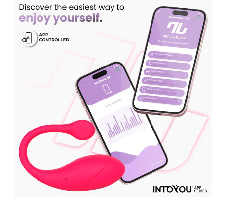 Bulby Huevo Vibrador con APP Rosa Intenso