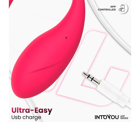 Bulby Huevo Vibrador con APP Rosa Intenso