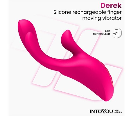 Derek Vibrador con Movimiento Finger 3 Motores y APP
