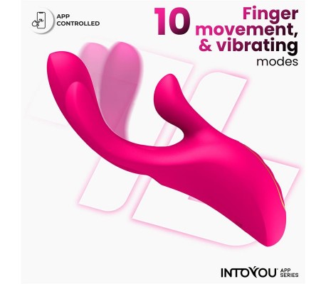 Derek Vibrador con Movimiento Finger 3 Motores y APP