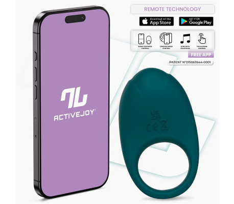 Ringo Anillo Vibrador con APP Unibody Verde
