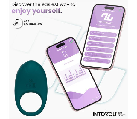 Ringo Anillo Vibrador con APP Unibody Verde