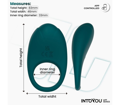 Ringo Anillo Vibrador con APP Unibody Verde