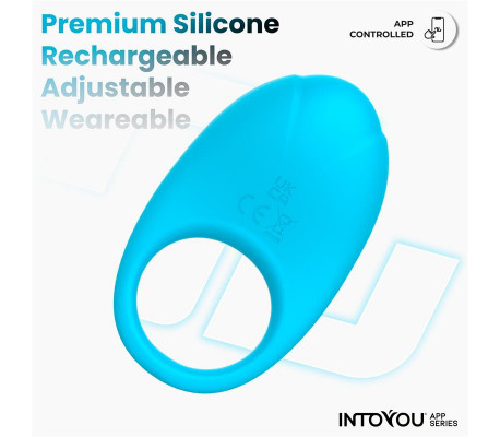 Ringo Anillo Vibrador con APP Unibody Azul