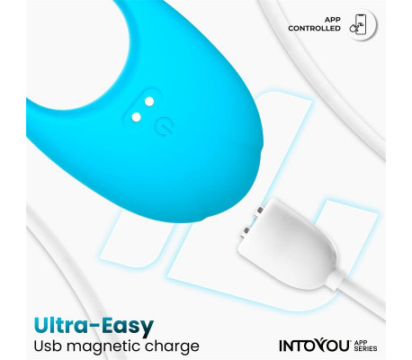 Ringo Anillo Vibrador con APP Unibody Azul