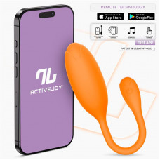 Logan Huevo Vibrador con APP Unibody Naranja