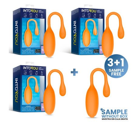 Pack 3 + Muestra Logan Huevo Vibrador con APP Unibody