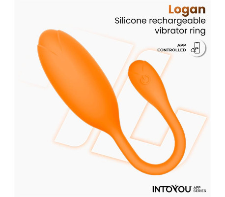Logan Huevo Vibrador con APP Unibody Naranja