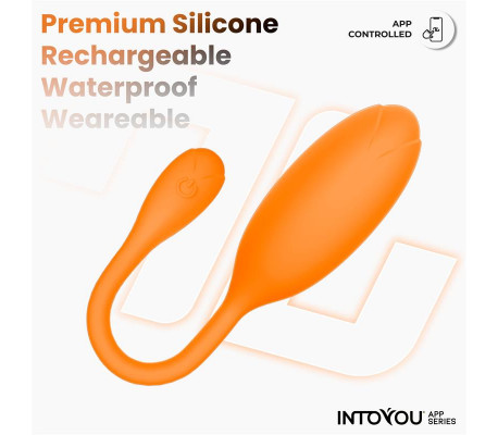 Logan Huevo Vibrador con APP Unibody Naranja