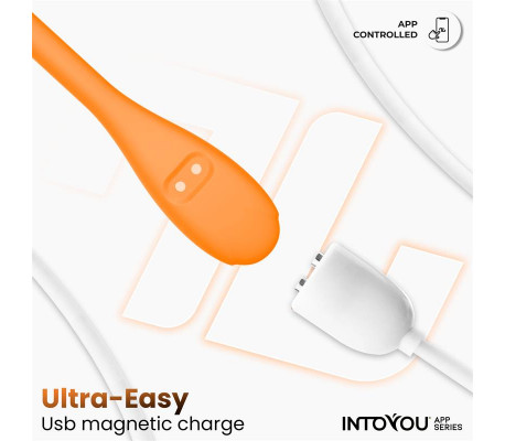 Logan Huevo Vibrador con APP Unibody Naranja