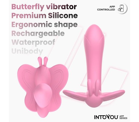 Wingy Estimulador Mariposa con APP Rosa