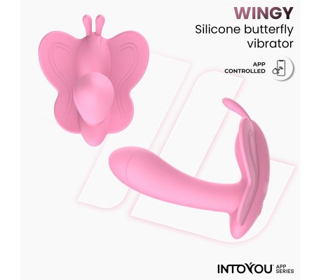 Wingy Estimulador Mariposa con APP Rosa