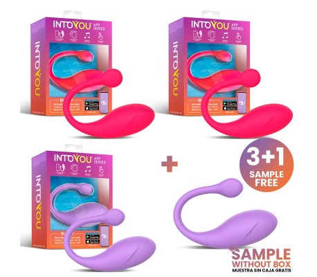 Pack 3+1 Tester Bulby Huevo Vibrador con APP