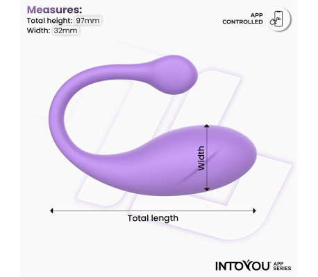 Bulby Huevo Vibrador con APP Lavanda
