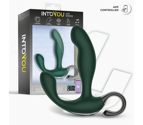 Greeny Masajeador Prostático con Finger Wiggling y App