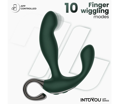 Greeny Masajeador Prostático con Finger Wiggling y App