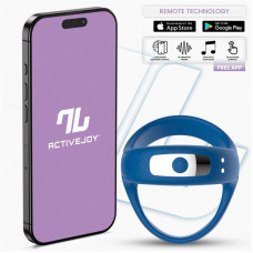 Rank Anillo Vibrador con App Azul