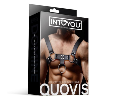 Quovis Arnés Masculino para Bondage Cuero Vegano