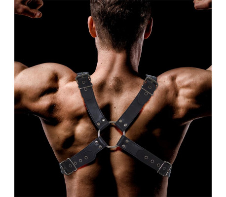 Darom Arnés Masculino para Bondage Cuero Vegano