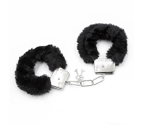 Esposas de Metal para Muñecas con Pelo Negro