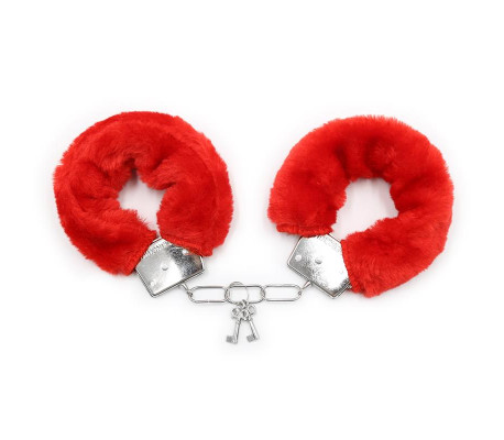Esposas de Metal para Muñecas con Pelo Rojo