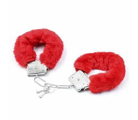 Esposas de Metal para Muñecas con Pelo Rojo